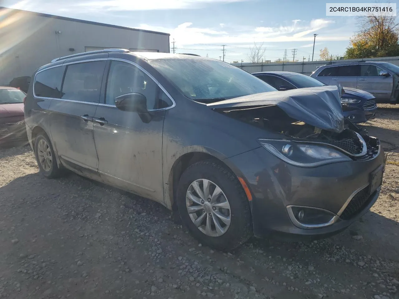 2019 Chrysler Pacifica Touring L VIN: 2C4RC1BG4KR751416 Lot: 76245594