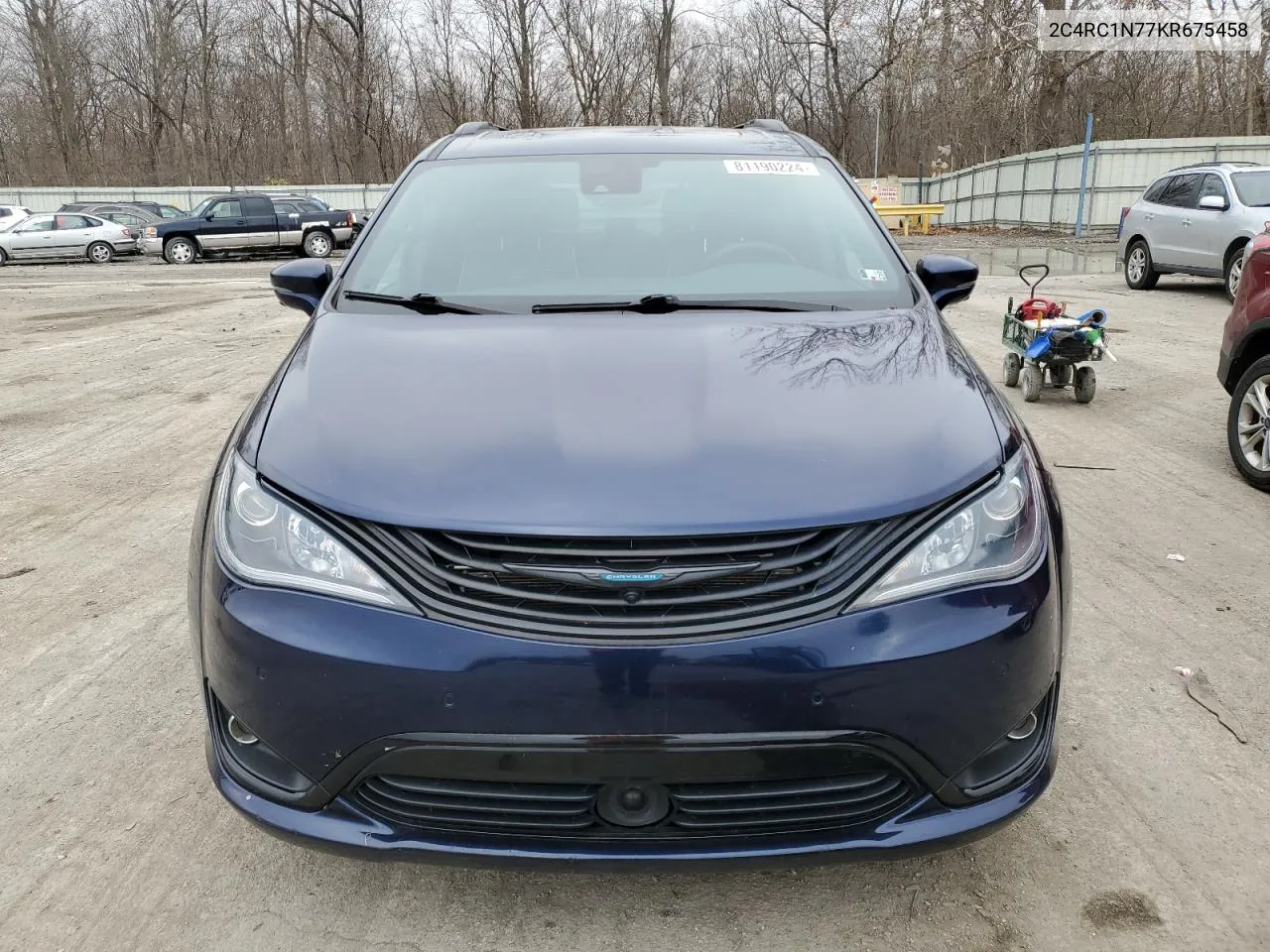 2019 Chrysler Pacifica Hybrid Limited VIN: 2C4RC1N77KR675458 Lot: 81190224