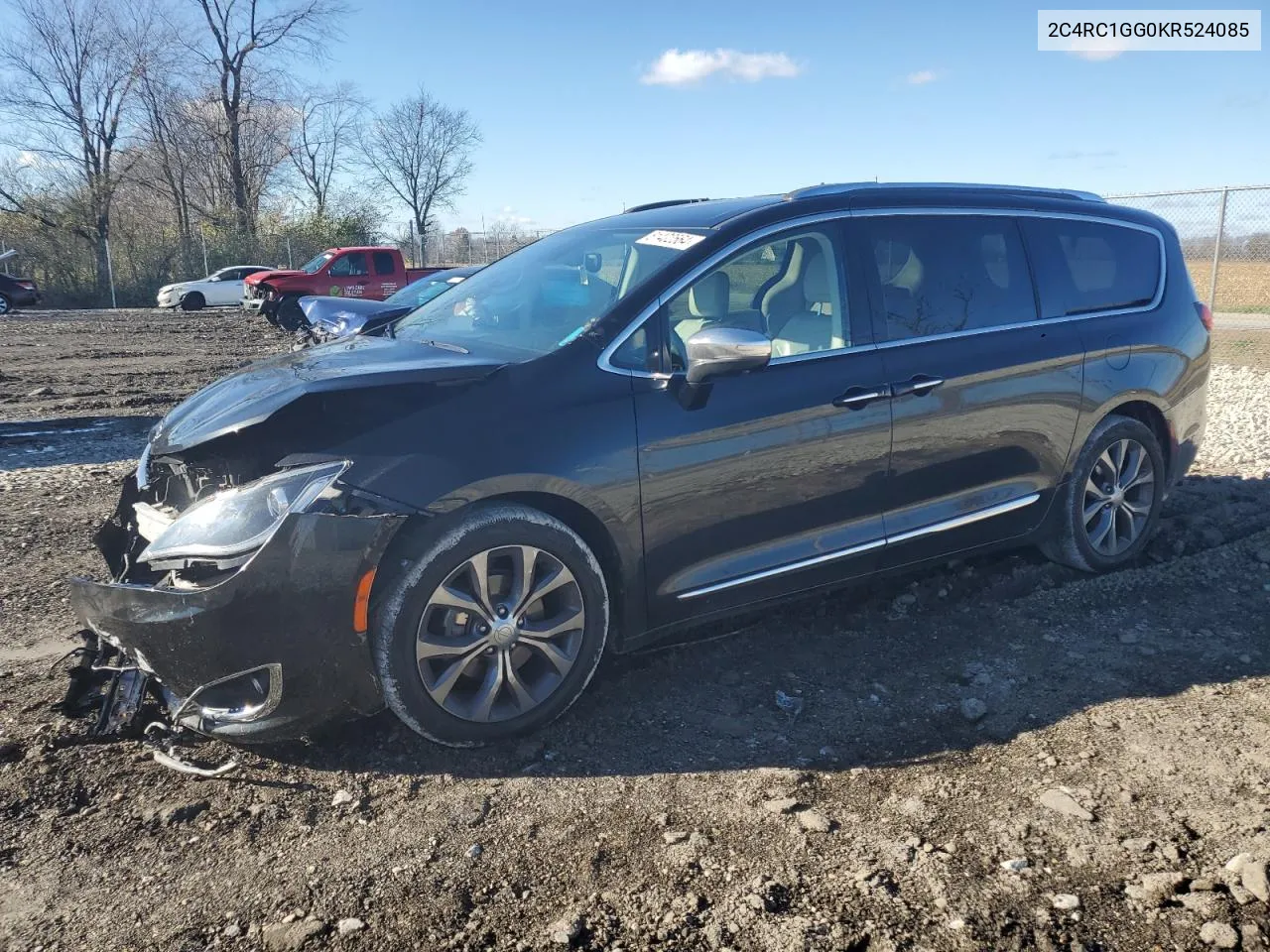 2019 Chrysler Pacifica Limited VIN: 2C4RC1GG0KR524085 Lot: 81402564