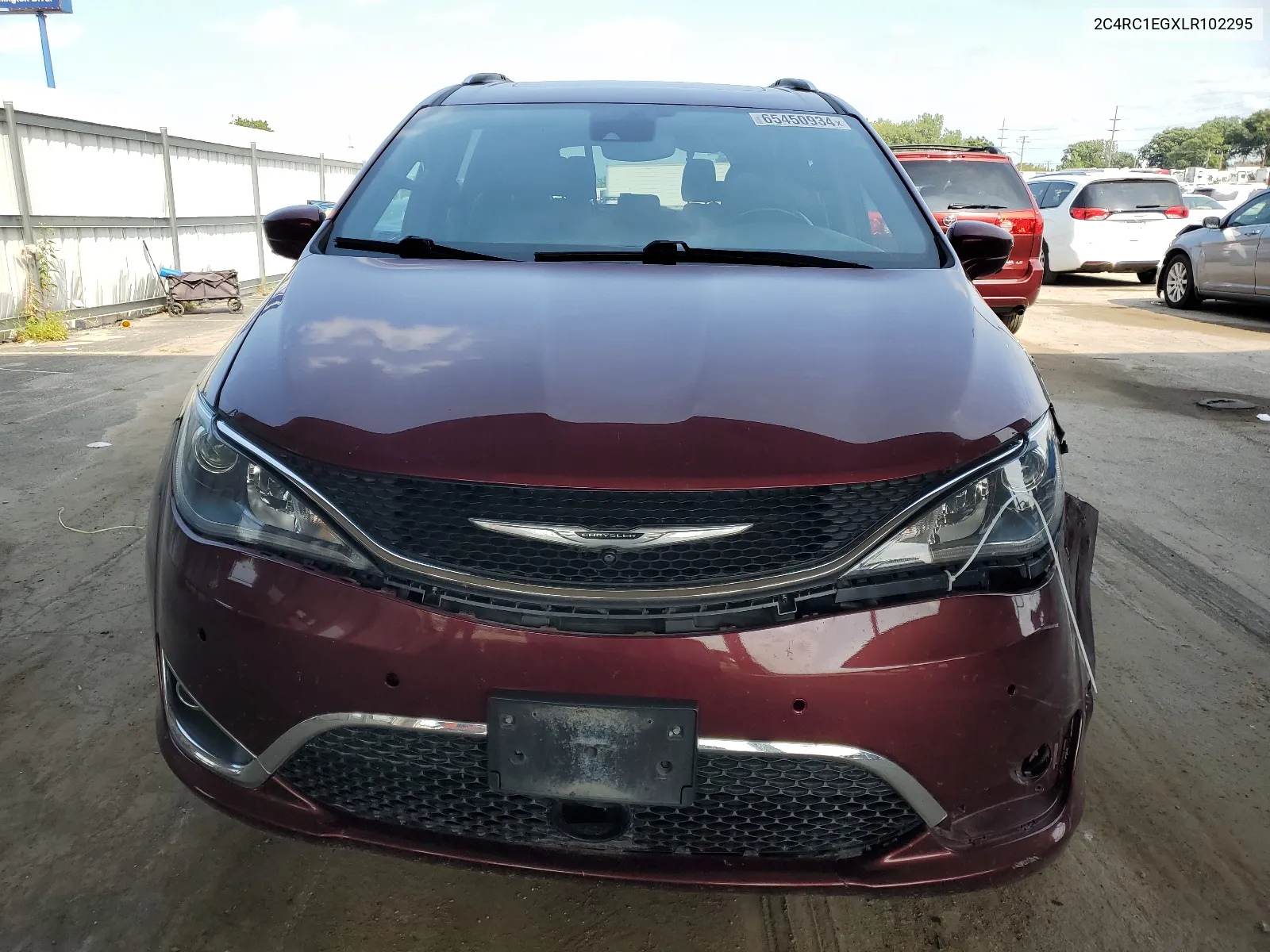 2020 Chrysler Pacifica Touring L Plus VIN: 2C4RC1EGXLR102295 Lot: 65450934