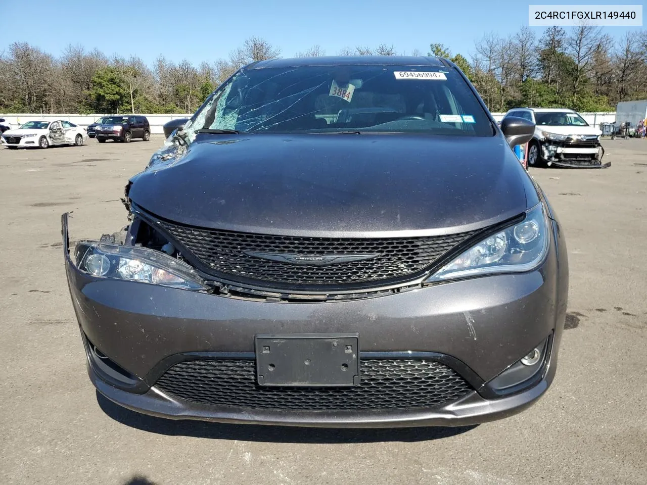 2020 Chrysler Pacifica Touring VIN: 2C4RC1FGXLR149440 Lot: 69456994