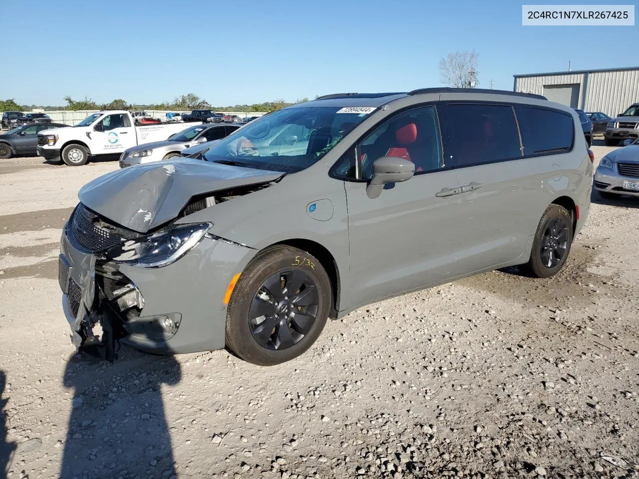 2020 Chrysler Pacifica Hybrid Limited VIN: 2C4RC1N7XLR267425 Lot: 72894544