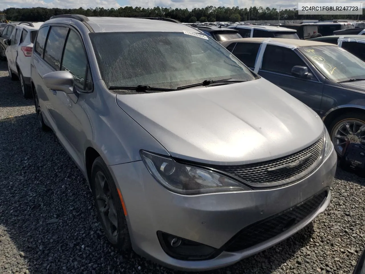 2020 Chrysler Pacifica Touring VIN: 2C4RC1FG8LR247723 Lot: 74428304