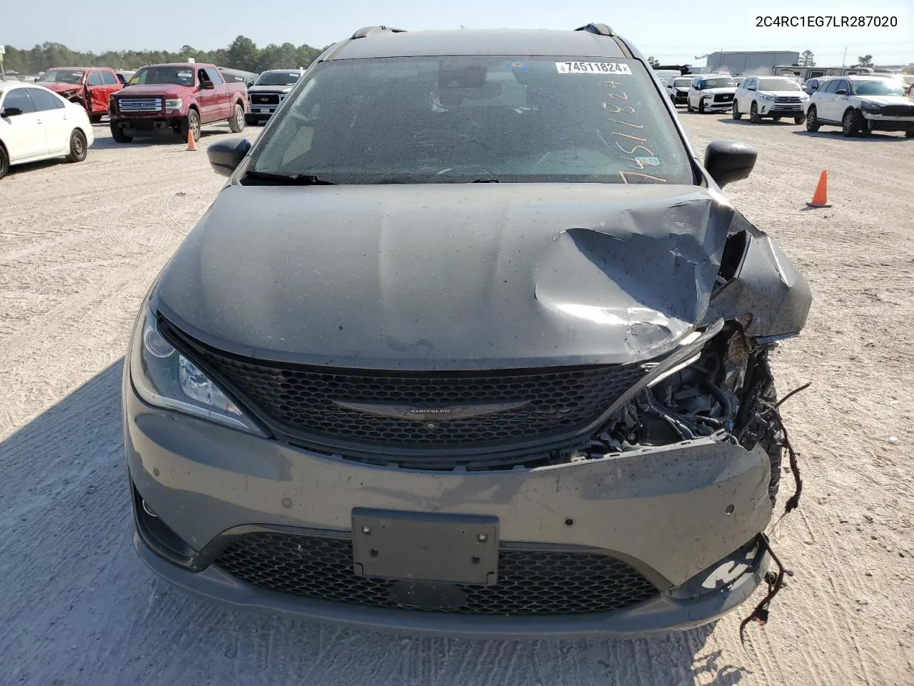 2020 Chrysler Pacifica Touring L Plus VIN: 2C4RC1EG7LR287020 Lot: 74511824