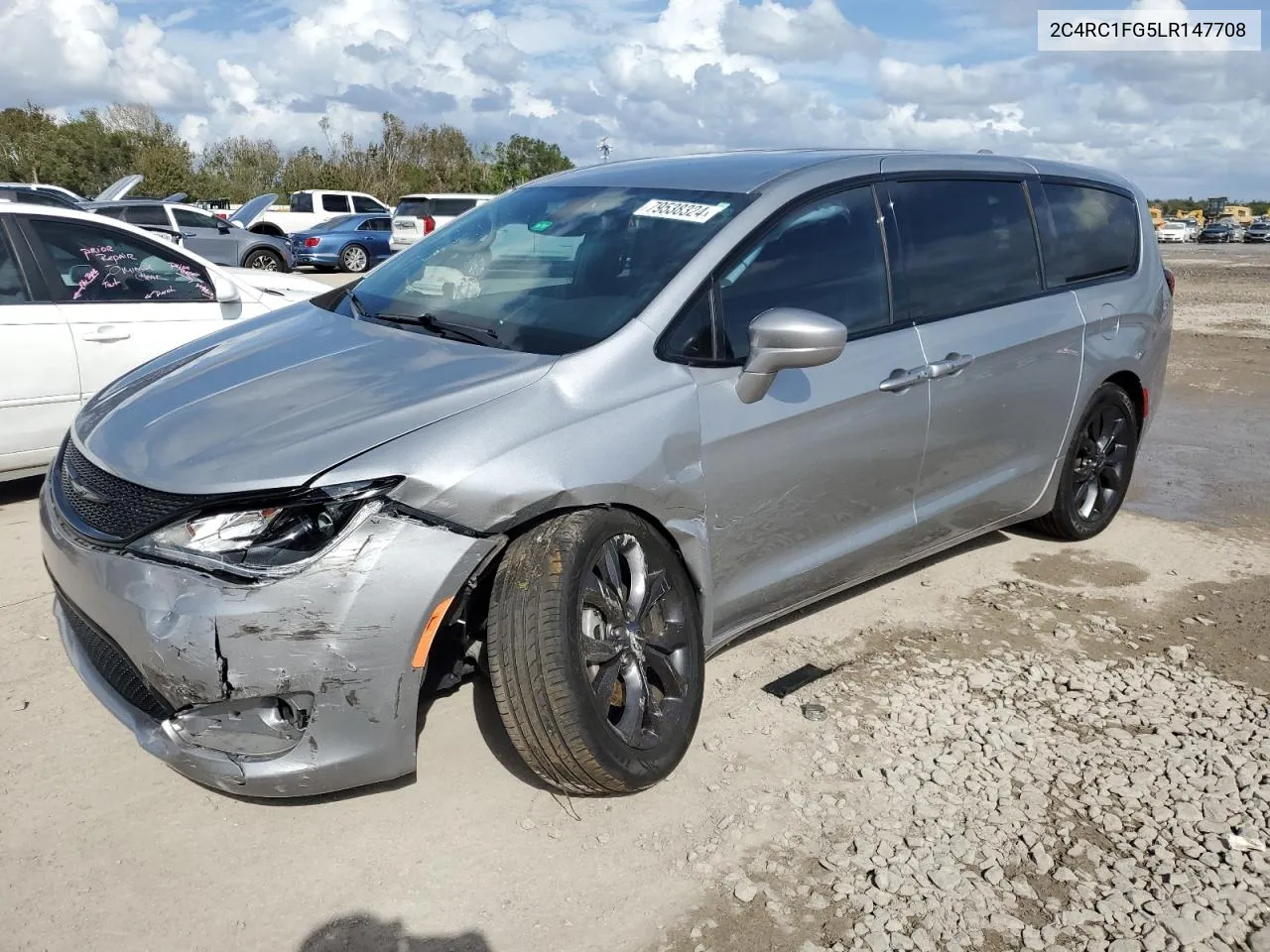 2020 Chrysler Pacifica Touring VIN: 2C4RC1FG5LR147708 Lot: 79538324