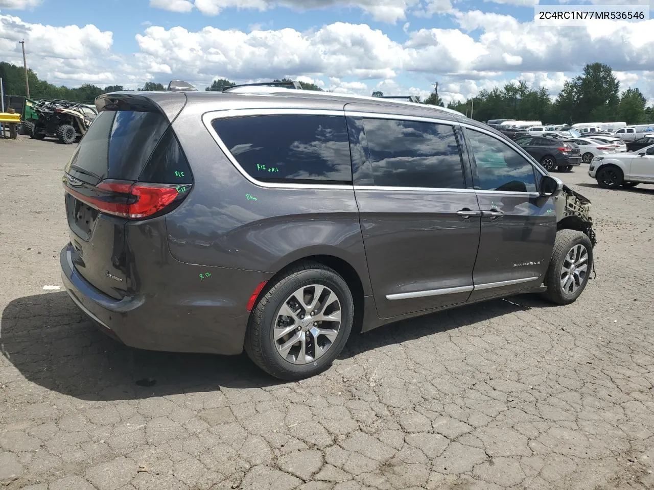 2021 Chrysler Pacifica Hybrid Pinnacle VIN: 2C4RC1N77MR536546 Lot: 58330974