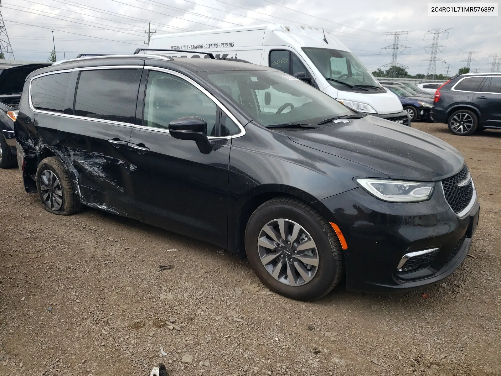 2021 Chrysler Pacifica Hybrid Touring L VIN: 2C4RC1L71MR576897 Lot: 63857004