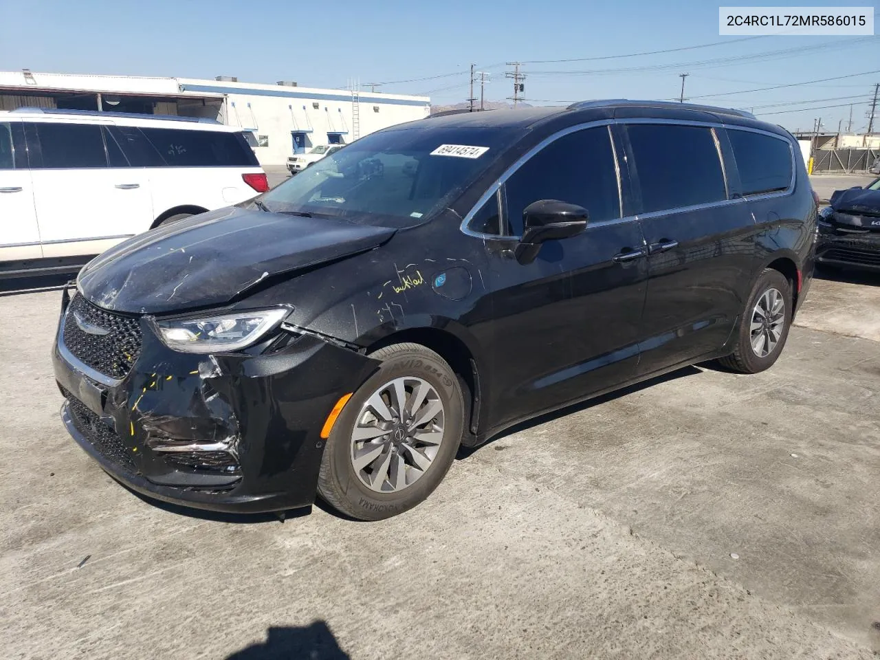 2021 Chrysler Pacifica Hybrid Touring L VIN: 2C4RC1L72MR586015 Lot: 69414574