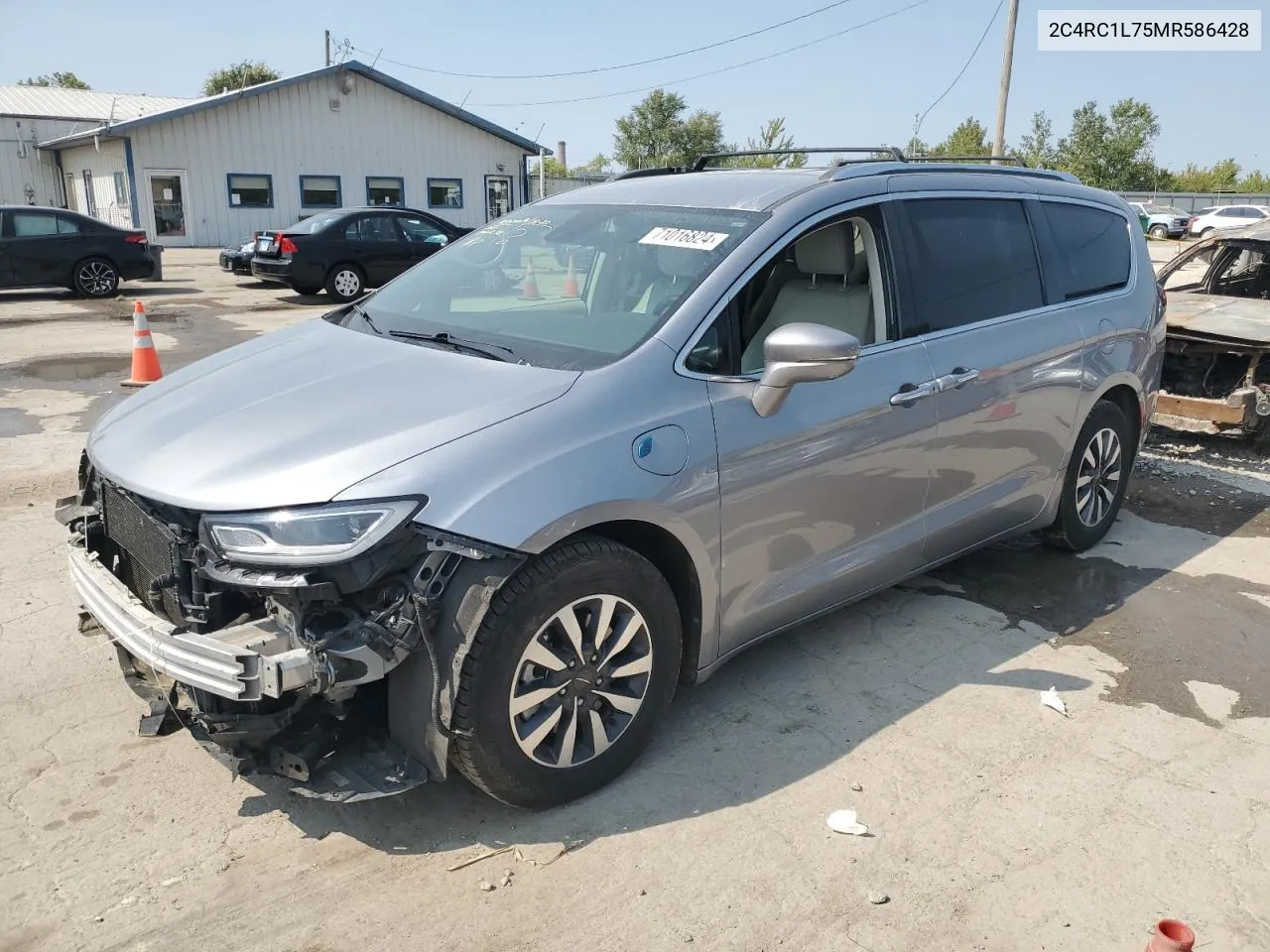 2021 Chrysler Pacifica Hybrid Touring L VIN: 2C4RC1L75MR586428 Lot: 71016824