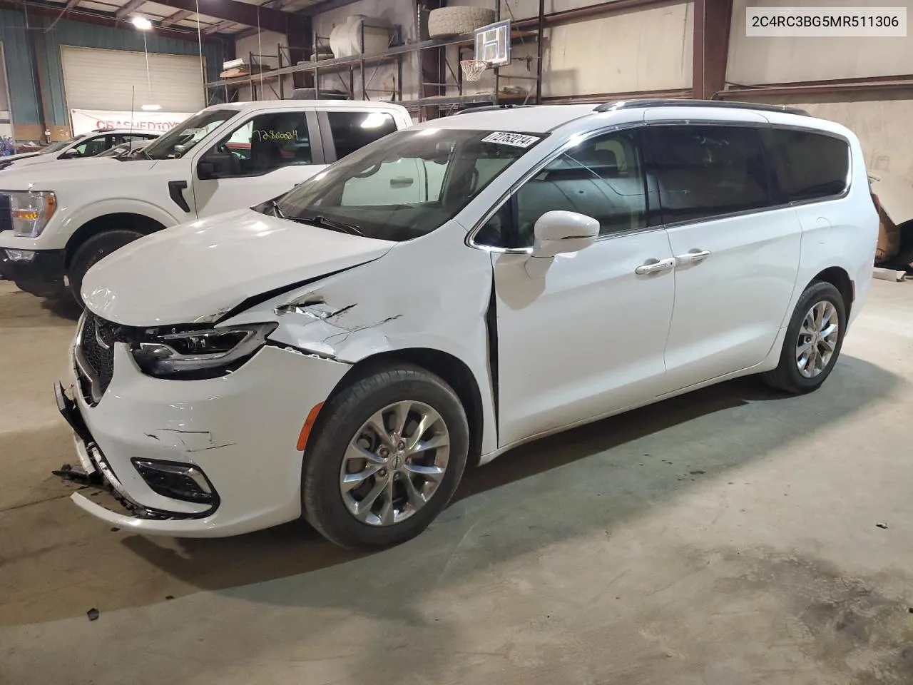 2021 Chrysler Pacifica Touring L VIN: 2C4RC3BG5MR511306 Lot: 72763214