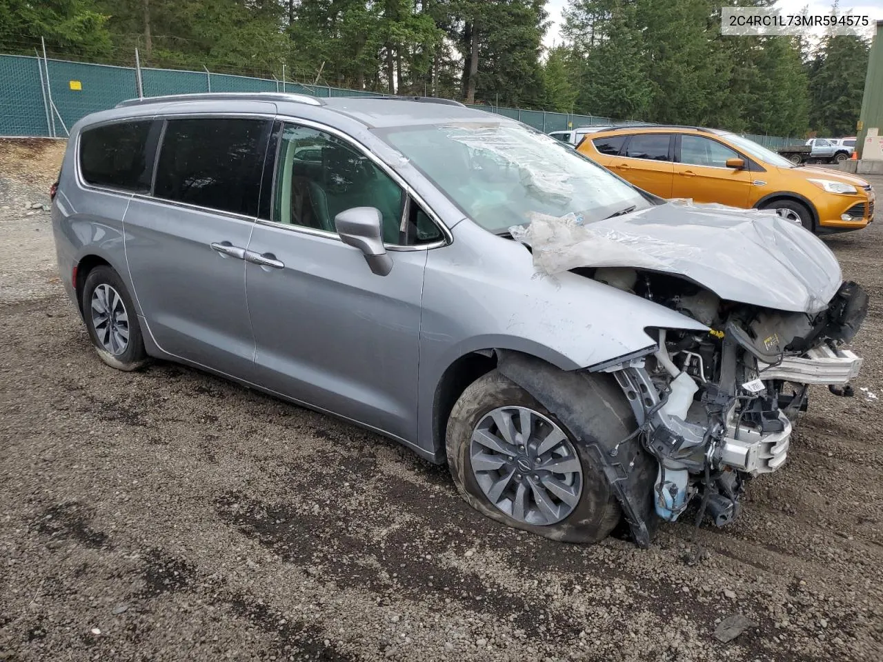 2021 Chrysler Pacifica Hybrid Touring L VIN: 2C4RC1L73MR594575 Lot: 73439704