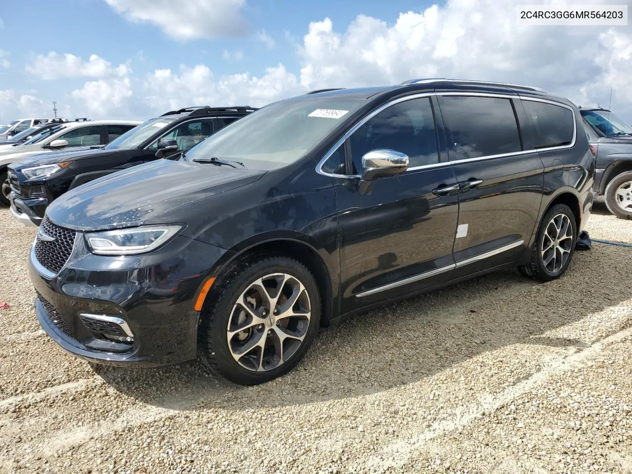 2021 Chrysler Pacifica Limited VIN: 2C4RC3GG6MR564203 Lot: 73769964