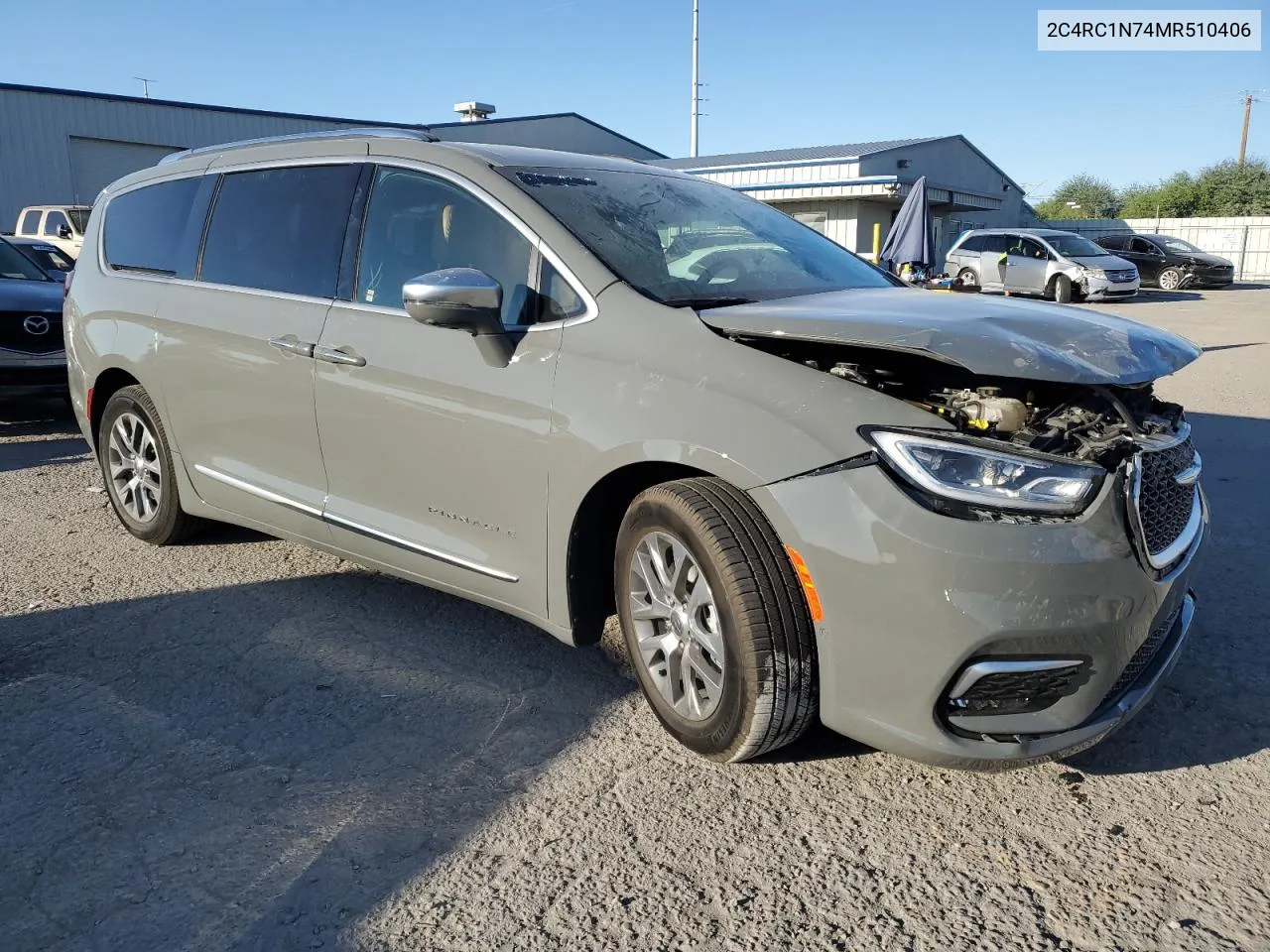 2021 Chrysler Pacifica Hybrid Pinnacle VIN: 2C4RC1N74MR510406 Lot: 76190164