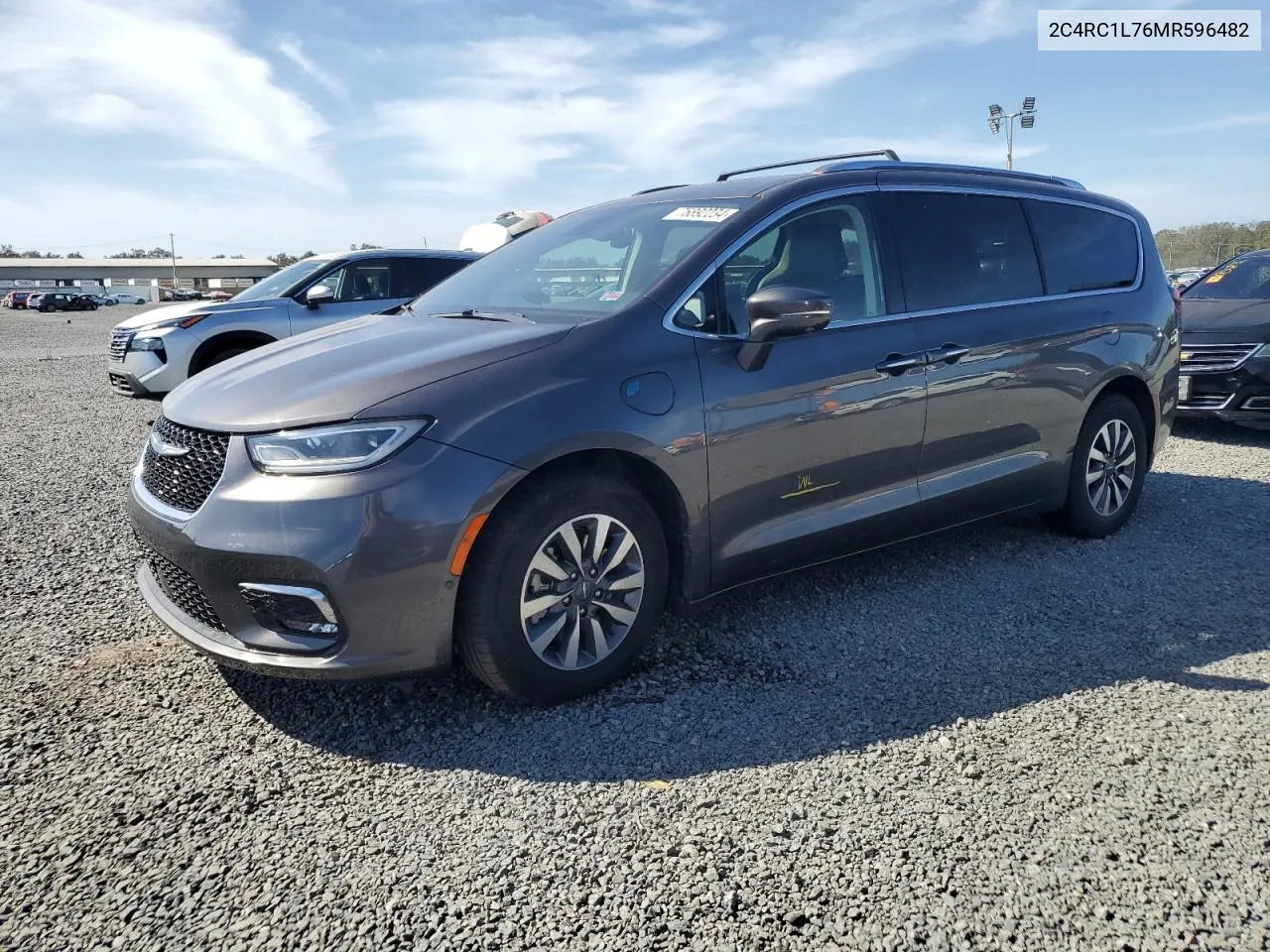 2021 Chrysler Pacifica Hybrid Touring L VIN: 2C4RC1L76MR596482 Lot: 76892234