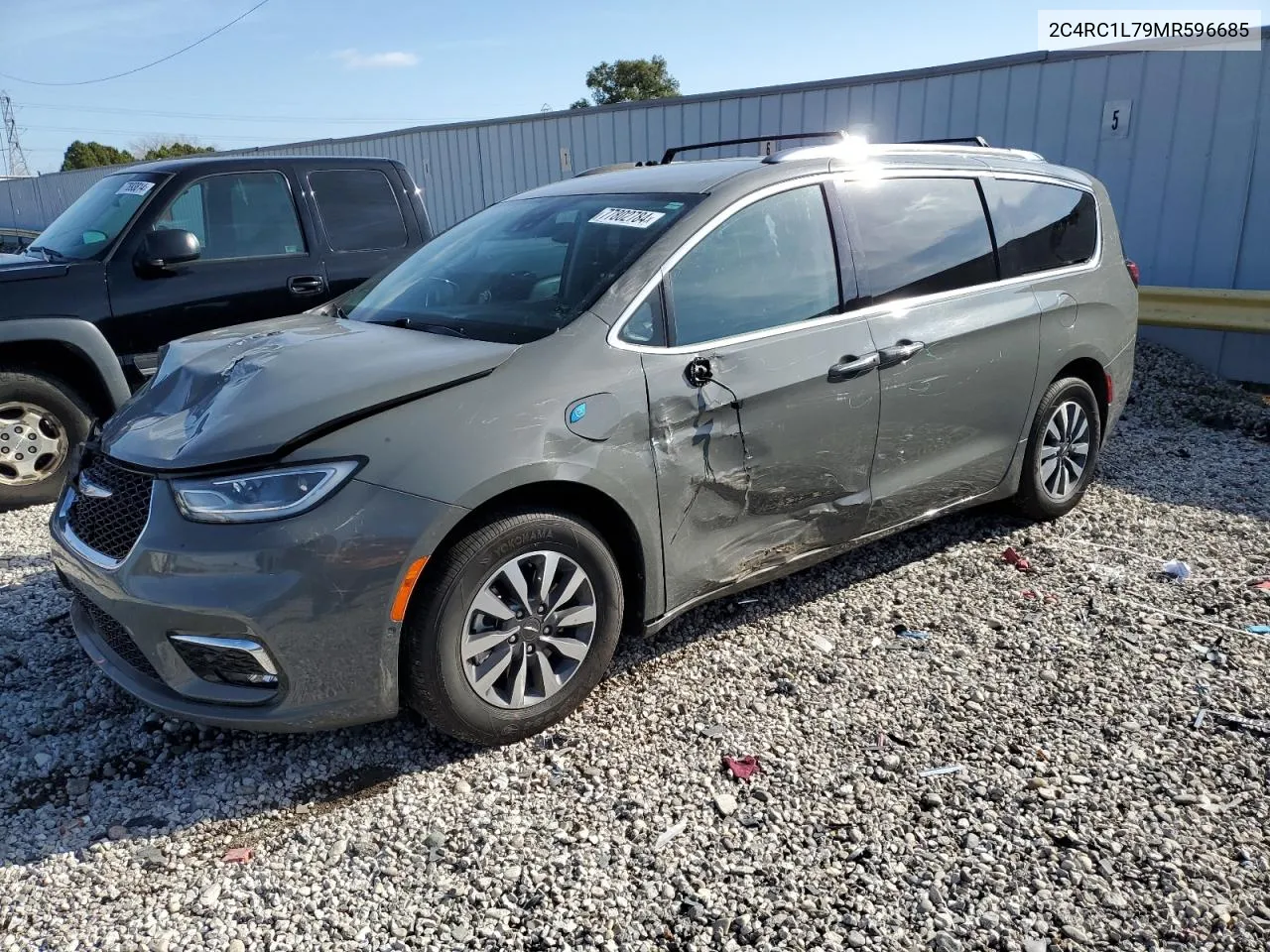 2021 Chrysler Pacifica Hybrid Touring L VIN: 2C4RC1L79MR596685 Lot: 77802784