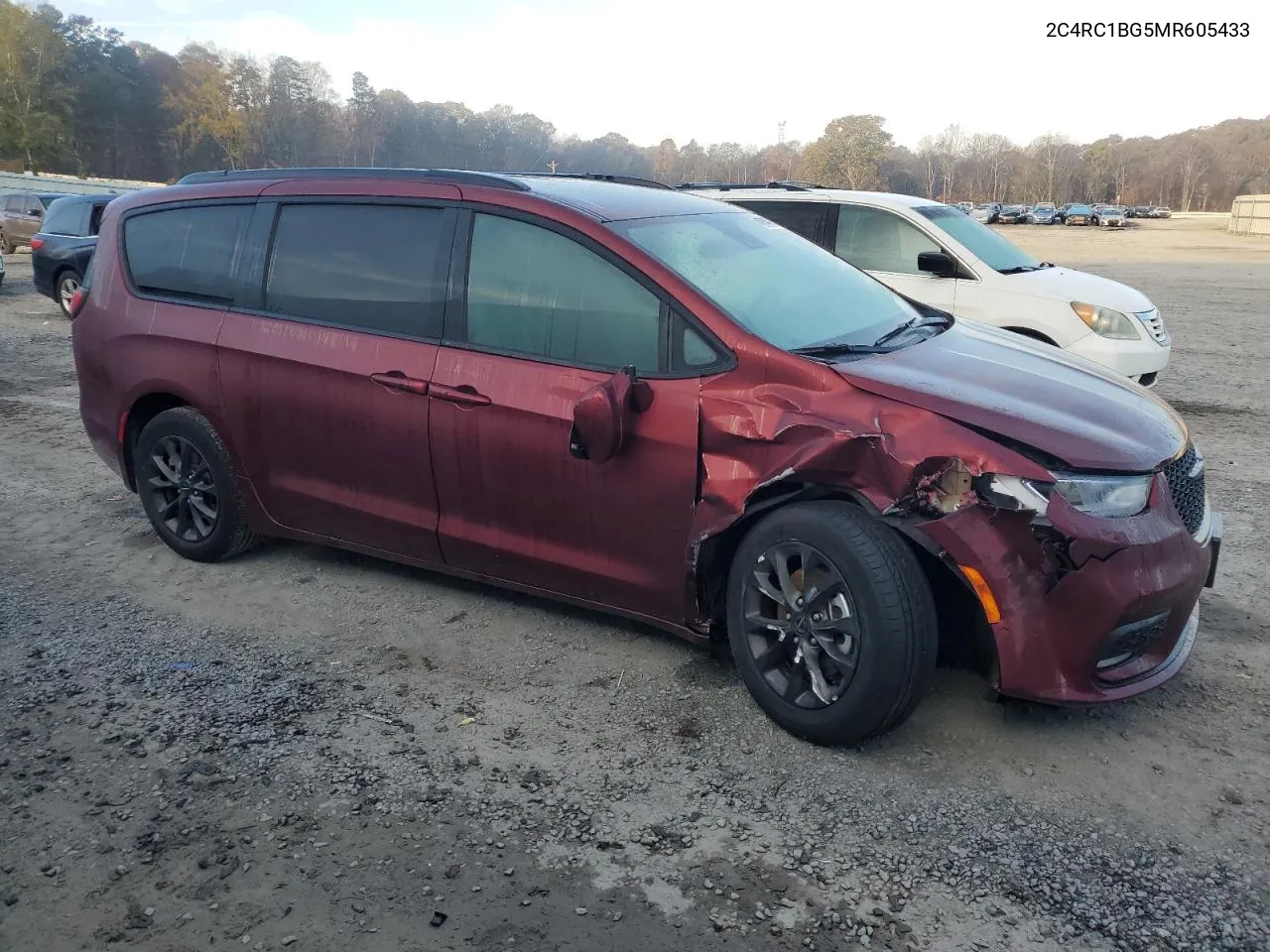 2021 Chrysler Pacifica Touring L VIN: 2C4RC1BG5MR605433 Lot: 78242464