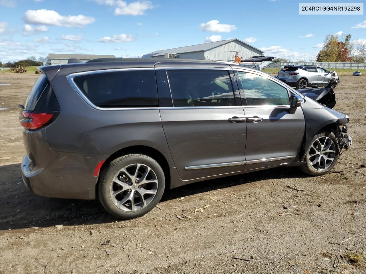 2022 Chrysler Pacifica Limited VIN: 2C4RC1GG4NR192298 Lot: 75609964