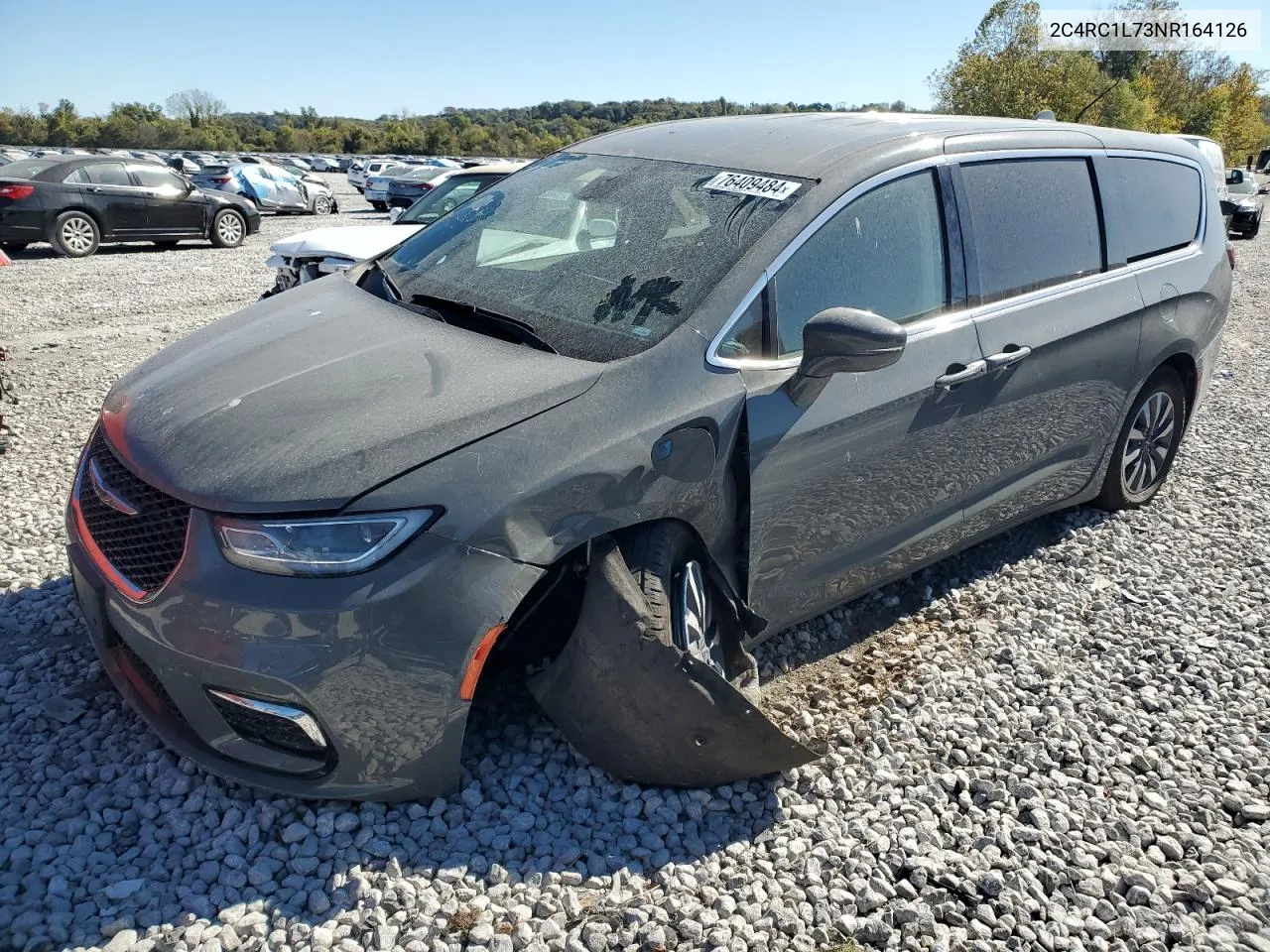 2022 Chrysler Pacifica Hybrid Touring L VIN: 2C4RC1L73NR164126 Lot: 76409484