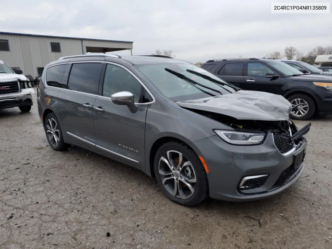 2022 Chrysler Pacifica Pinnacle VIN: 2C4RC1PG4NR135809 Lot: 80012454