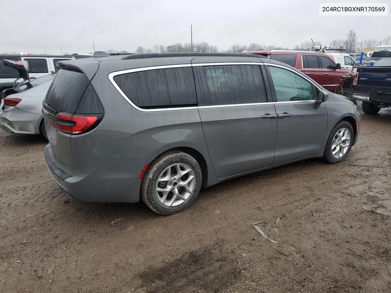 2022 Chrysler Pacifica Touring L VIN: 2C4RC1BGXNR170569 Lot: 80115784