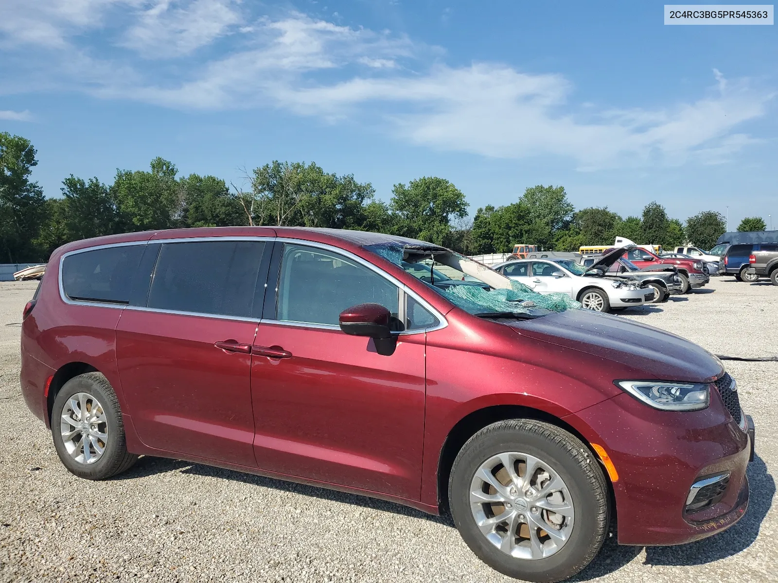 2023 Chrysler Pacifica Touring L VIN: 2C4RC3BG5PR545363 Lot: 65345054