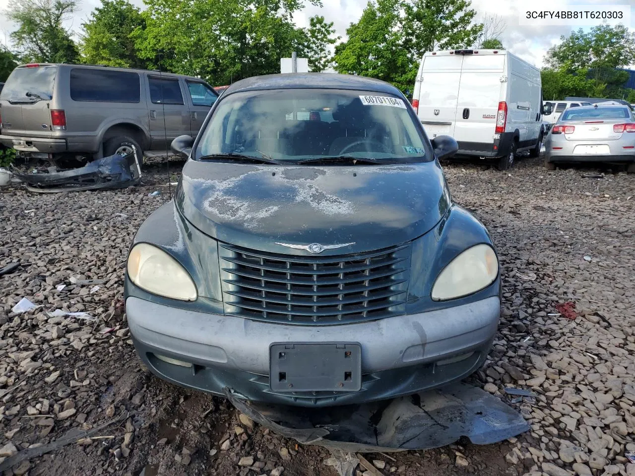 2001 Chrysler Pt Cruiser VIN: 3C4FY4BB81T620303 Lot: 60701164