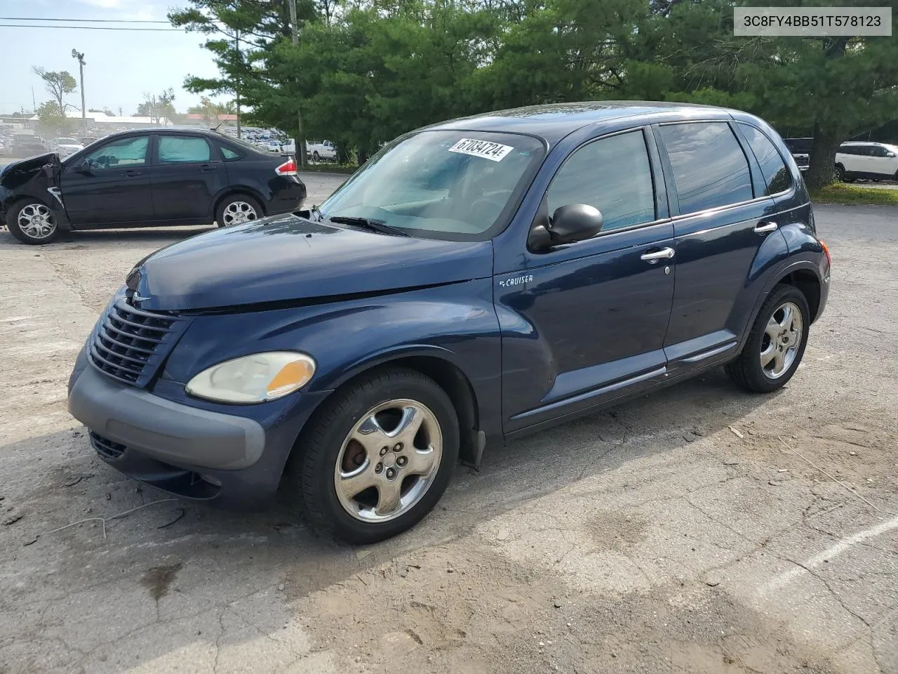 2001 Chrysler Pt Cruiser VIN: 3C8FY4BB51T578123 Lot: 67034724