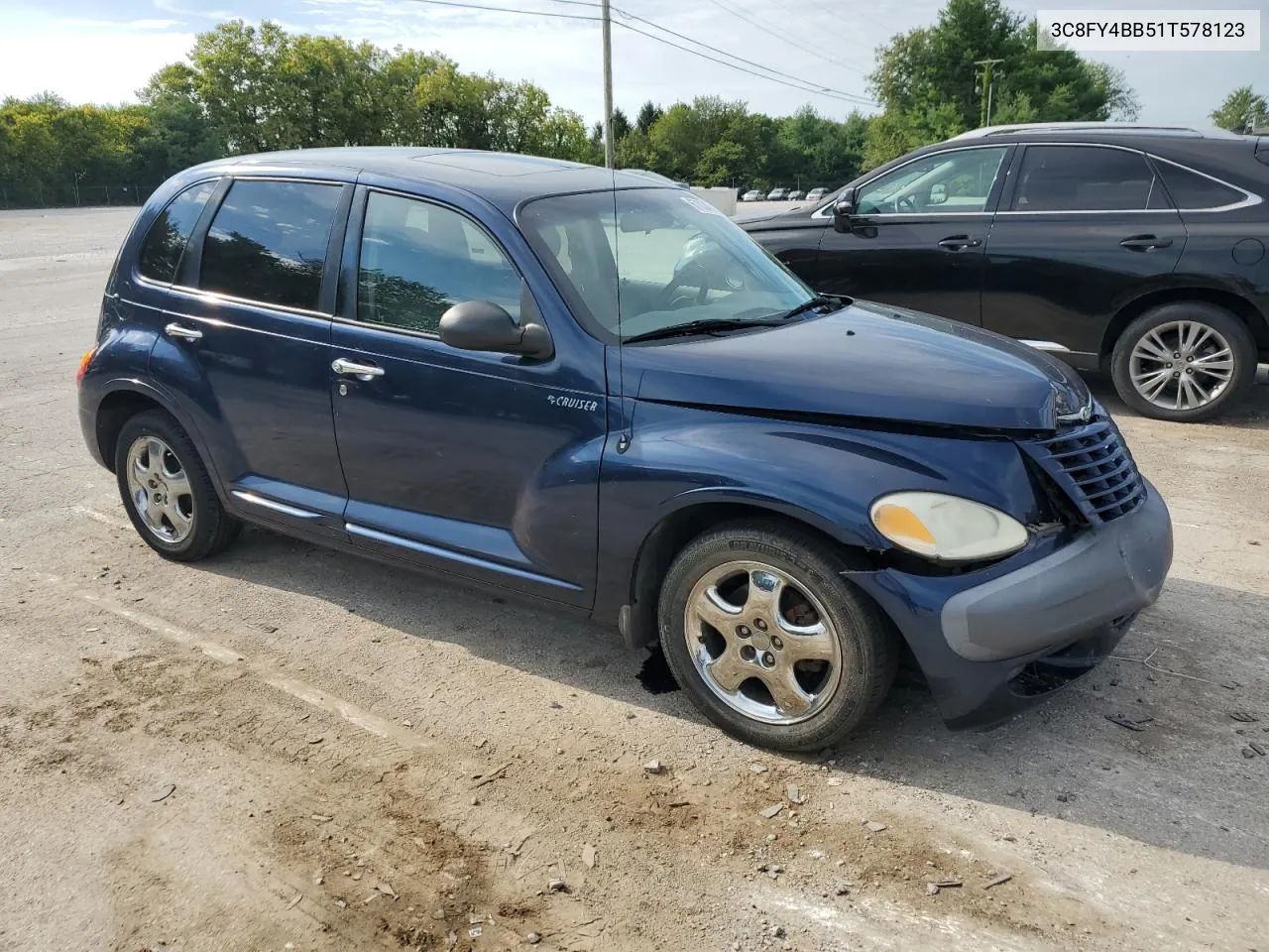 2001 Chrysler Pt Cruiser VIN: 3C8FY4BB51T578123 Lot: 67034724