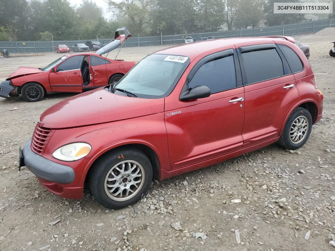 2001 Chrysler Pt Cruiser VIN: 3C4FY4BB11T513304 Lot: 74301164