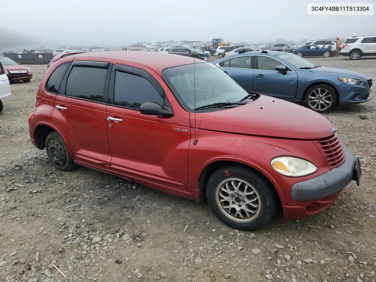 2001 Chrysler Pt Cruiser VIN: 3C4FY4BB11T513304 Lot: 74301164