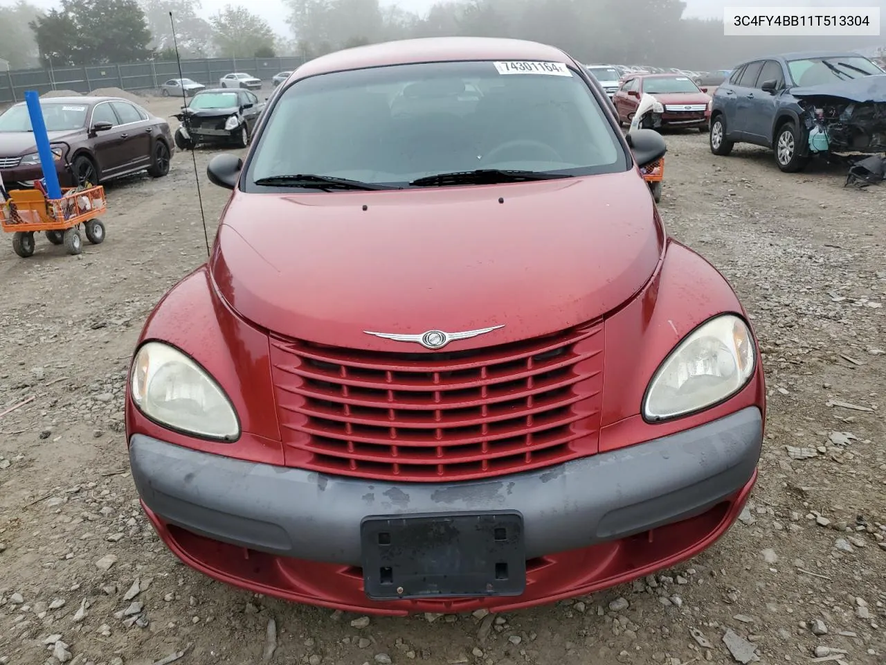 2001 Chrysler Pt Cruiser VIN: 3C4FY4BB11T513304 Lot: 74301164