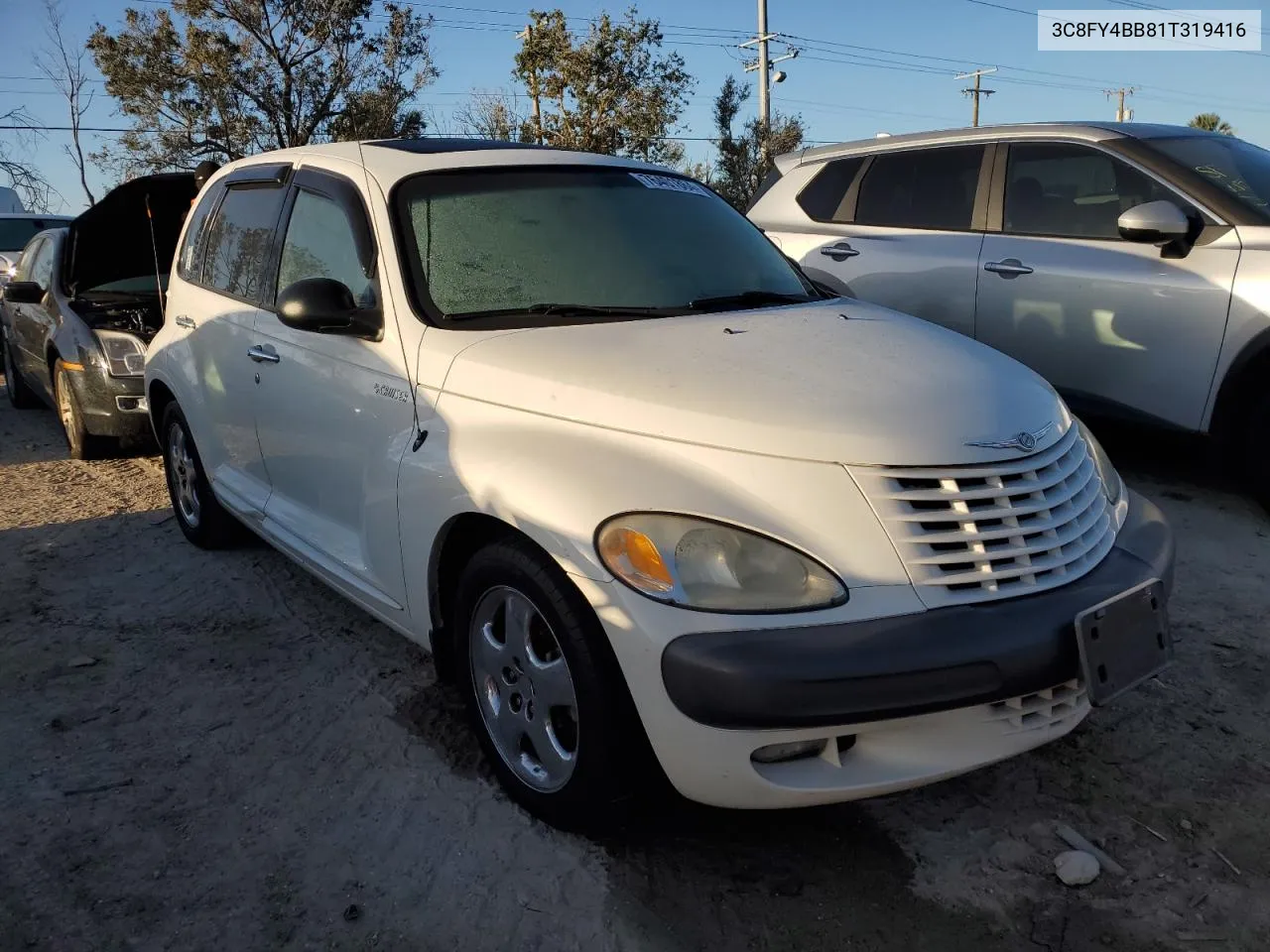 2001 Chrysler Pt Cruiser VIN: 3C8FY4BB81T319416 Lot: 76401864