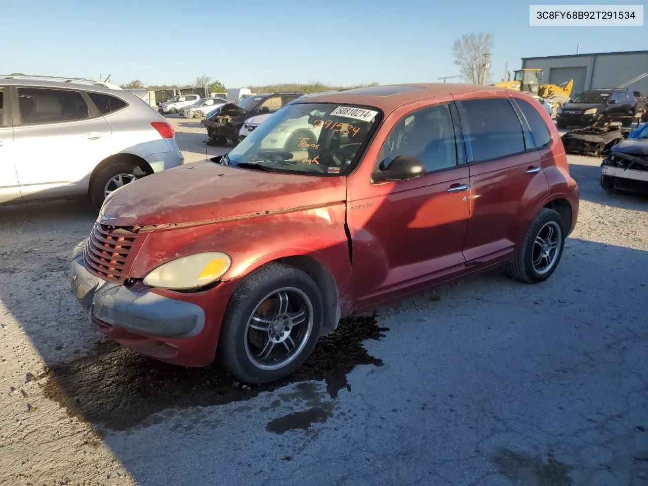 2002 Chrysler Pt Cruiser Limited VIN: 3C8FY68B92T291534 Lot: 50810214