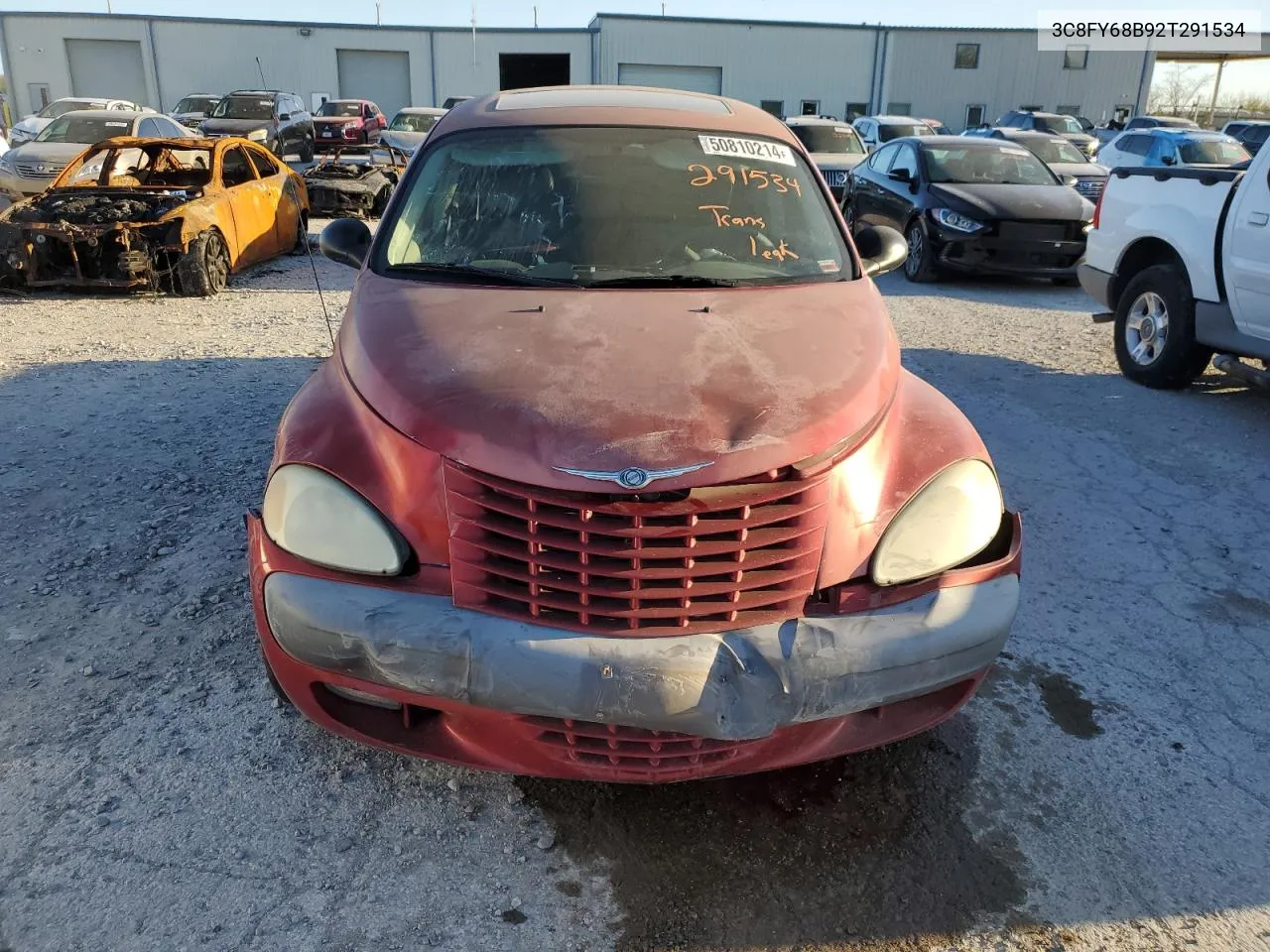 2002 Chrysler Pt Cruiser Limited VIN: 3C8FY68B92T291534 Lot: 50810214