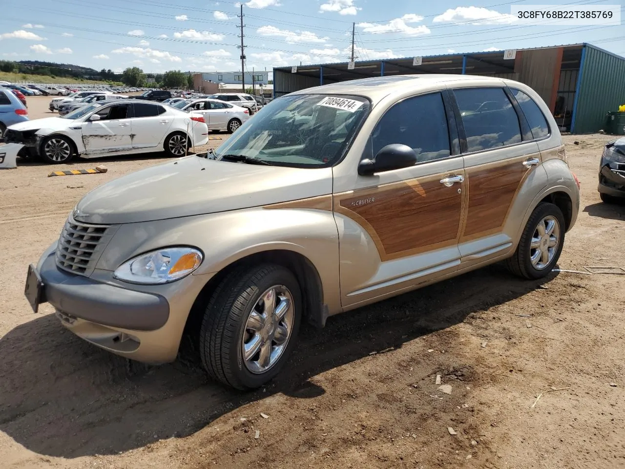 2002 Chrysler Pt Cruiser Limited VIN: 3C8FY68B22T385769 Lot: 70894614