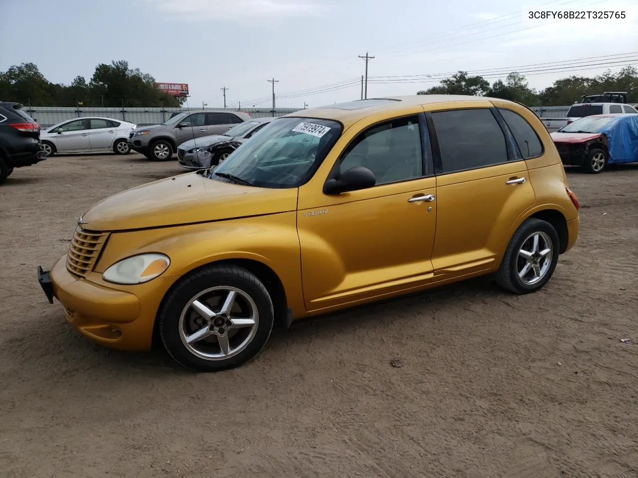 2002 Chrysler Pt Cruiser Limited VIN: 3C8FY68B22T325765 Lot: 75919974