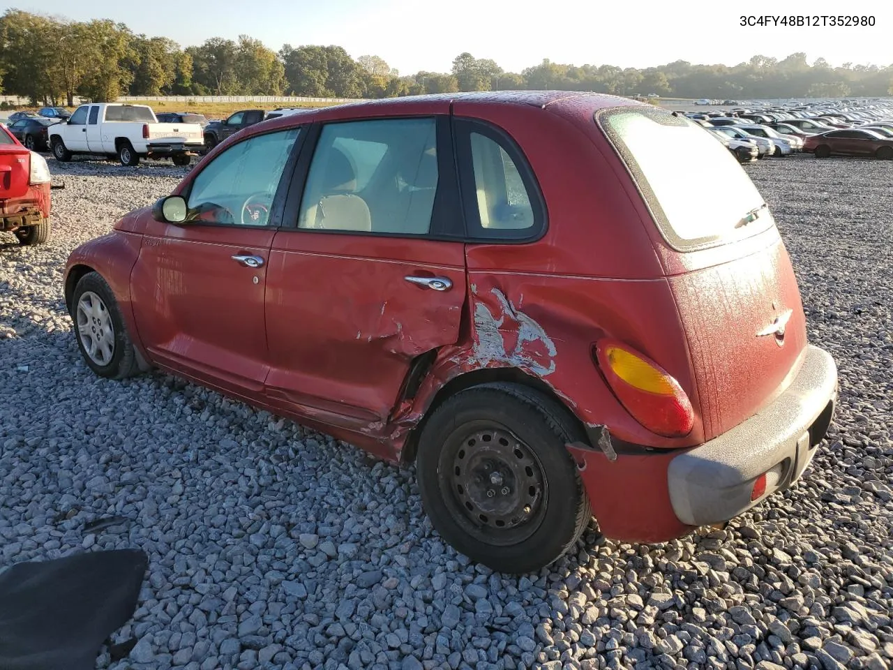 2002 Chrysler Pt Cruiser Classic VIN: 3C4FY48B12T352980 Lot: 77355494