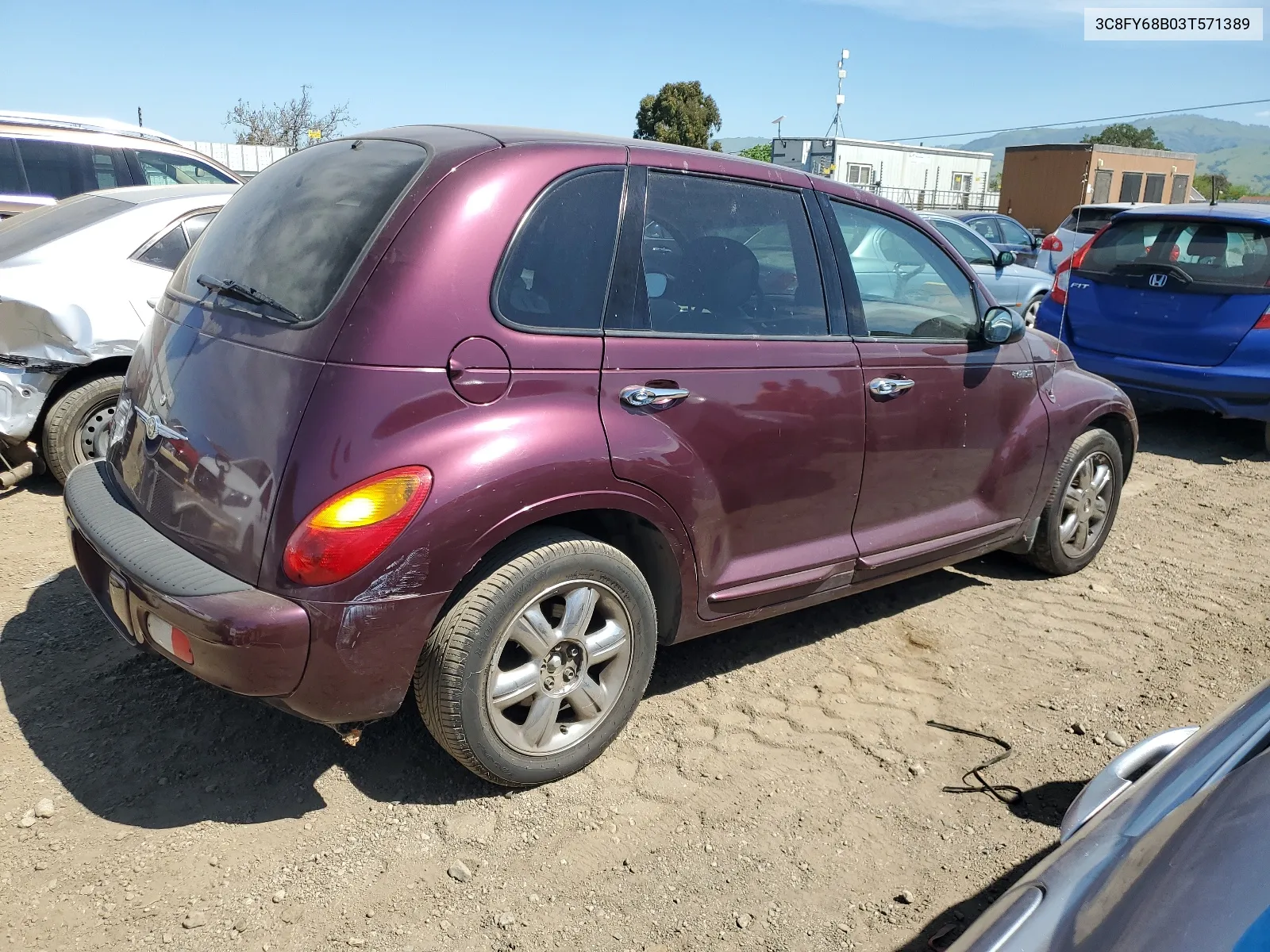 2003 Chrysler Pt Cruiser Limited VIN: 3C8FY68B03T571389 Lot: 50579904