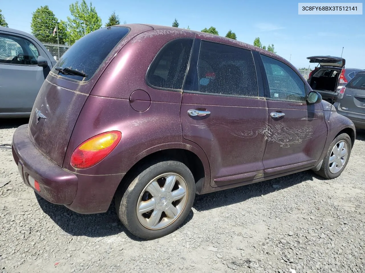 2003 Chrysler Pt Cruiser Limited VIN: 3C8FY68BX3T512141 Lot: 51301784