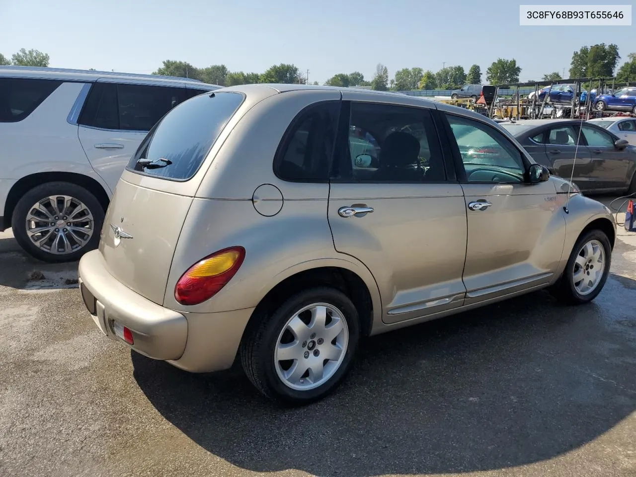 2003 Chrysler Pt Cruiser Limited VIN: 3C8FY68B93T655646 Lot: 66339994