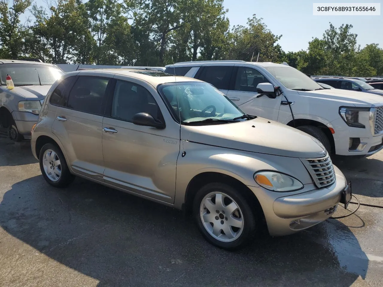 2003 Chrysler Pt Cruiser Limited VIN: 3C8FY68B93T655646 Lot: 66339994