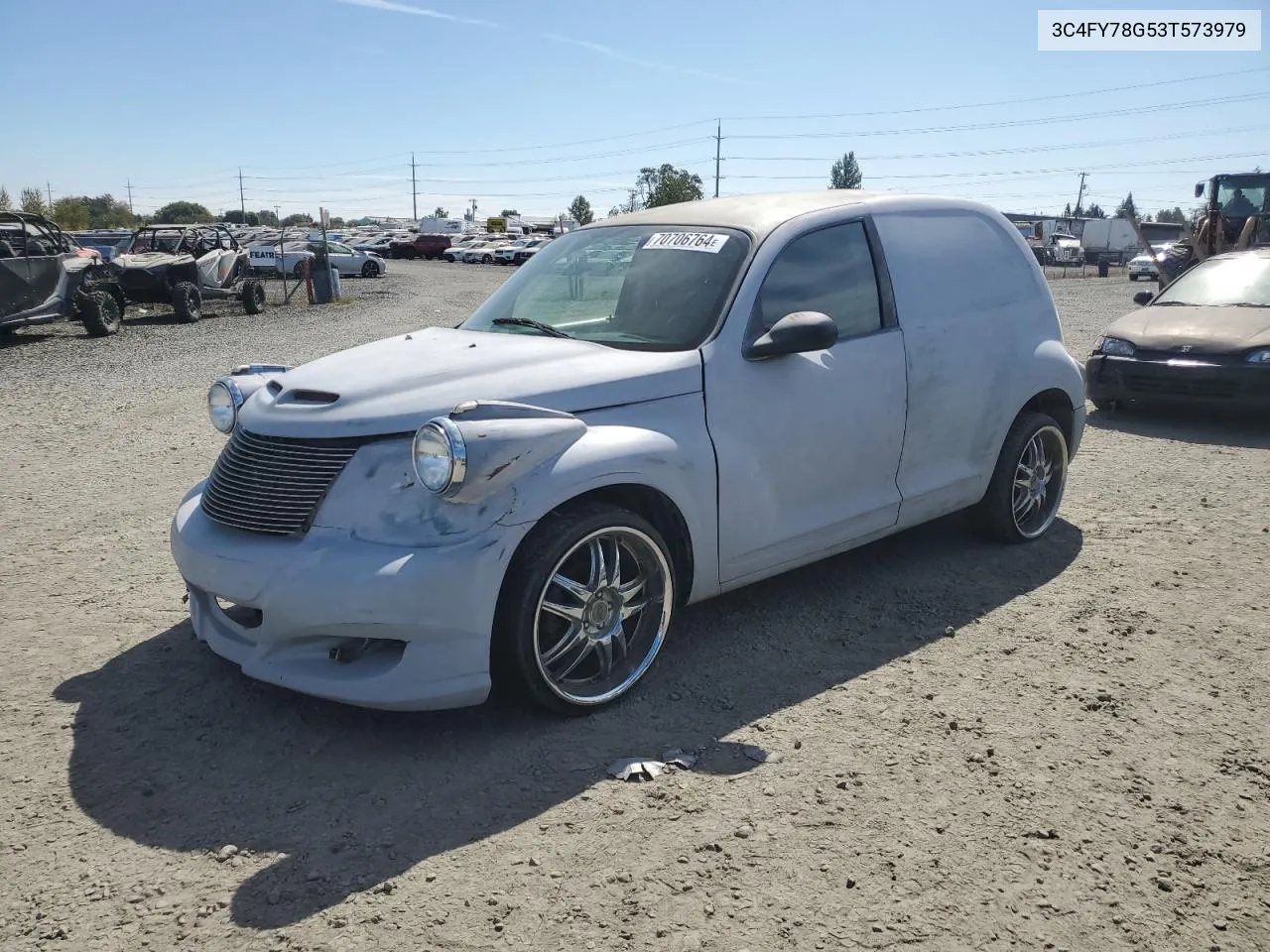 2003 Chrysler Pt Cruiser Gt VIN: 3C4FY78G53T573979 Lot: 70706764