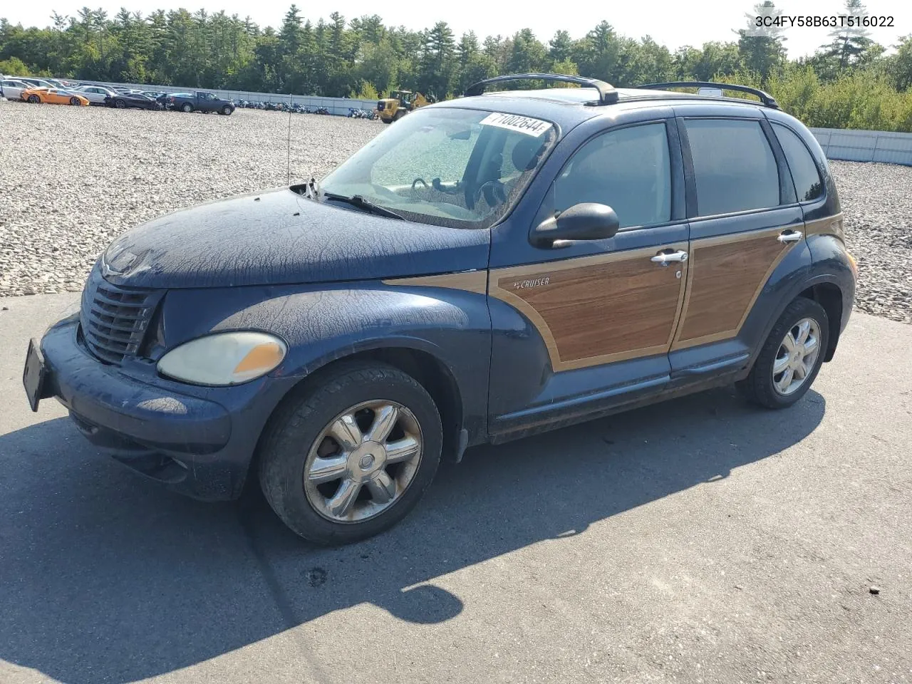 2003 Chrysler Pt Cruiser Touring VIN: 3C4FY58B63T516022 Lot: 71002644