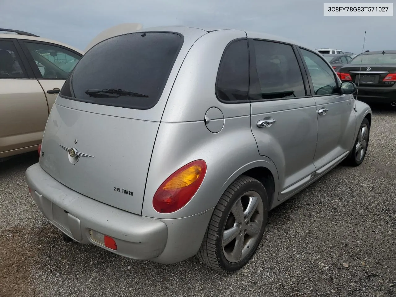 2003 Chrysler Pt Cruiser Gt VIN: 3C8FY78G83T571027 Lot: 74291254