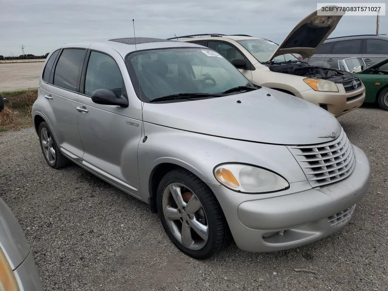 2003 Chrysler Pt Cruiser Gt VIN: 3C8FY78G83T571027 Lot: 74291254