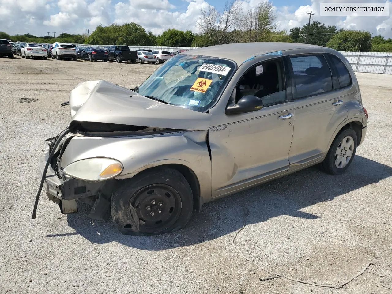 2004 Chrysler Pt Cruiser VIN: 3C4FY48B94T351837 Lot: 69455984