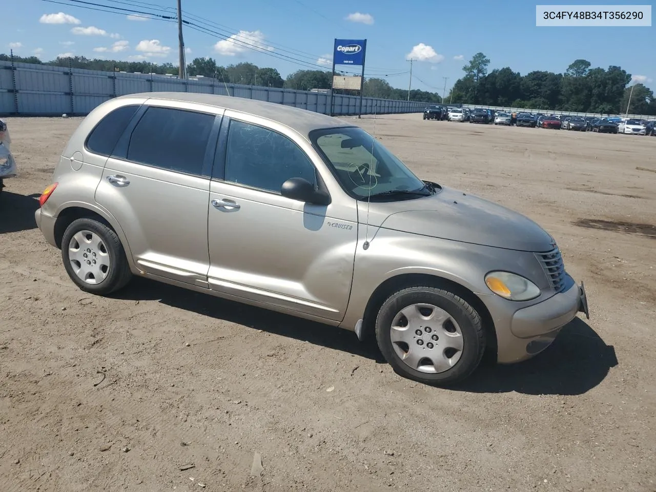 2004 Chrysler Pt Cruiser VIN: 3C4FY48B34T356290 Lot: 72257874