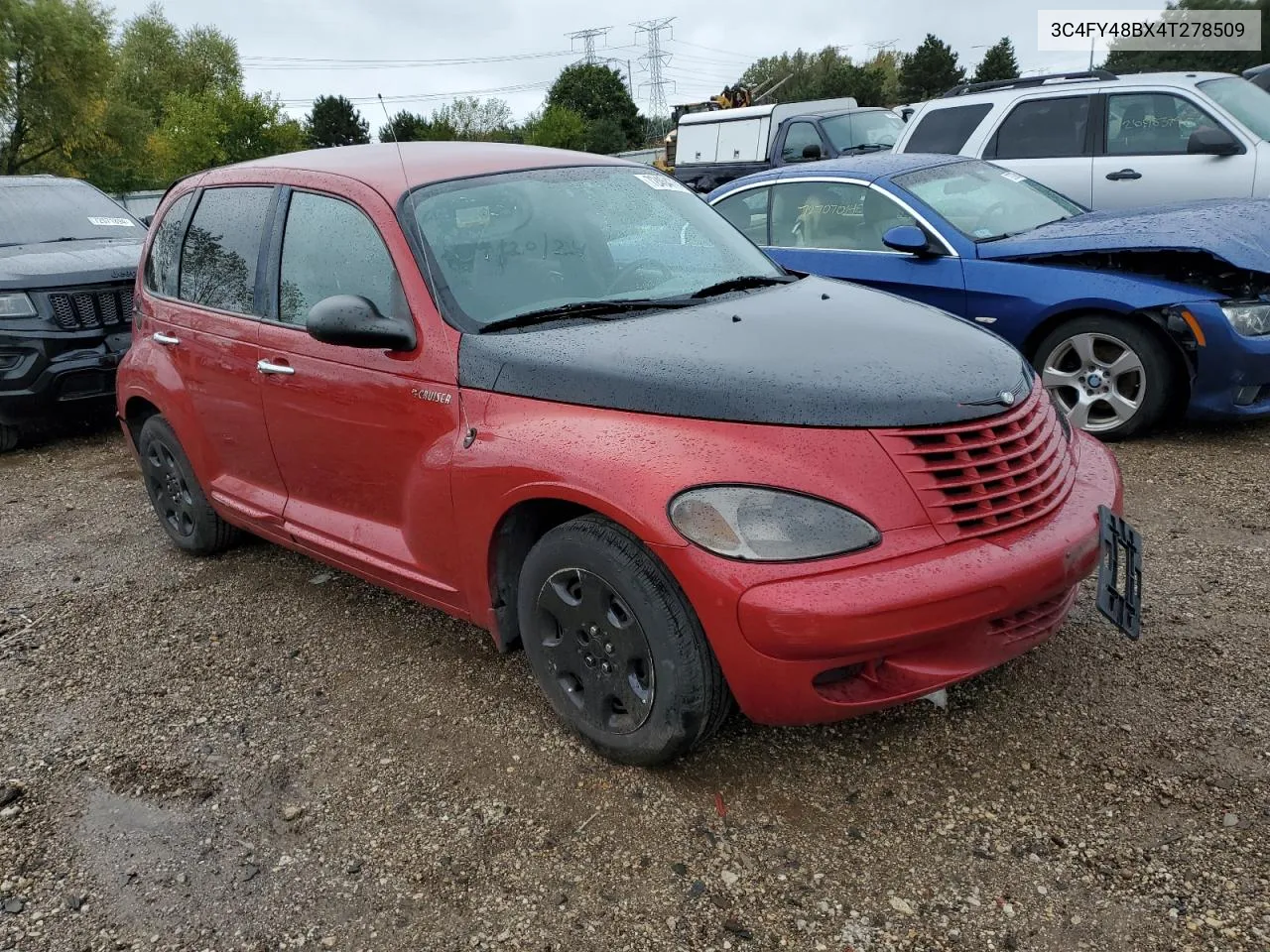 2004 Chrysler Pt Cruiser VIN: 3C4FY48BX4T278509 Lot: 72464774