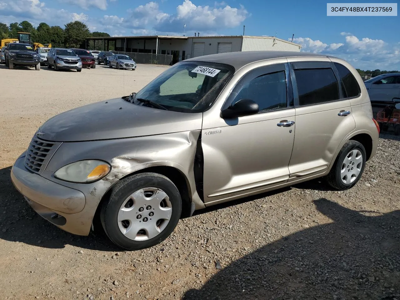 2004 Chrysler Pt Cruiser VIN: 3C4FY48BX4T237569 Lot: 72468144