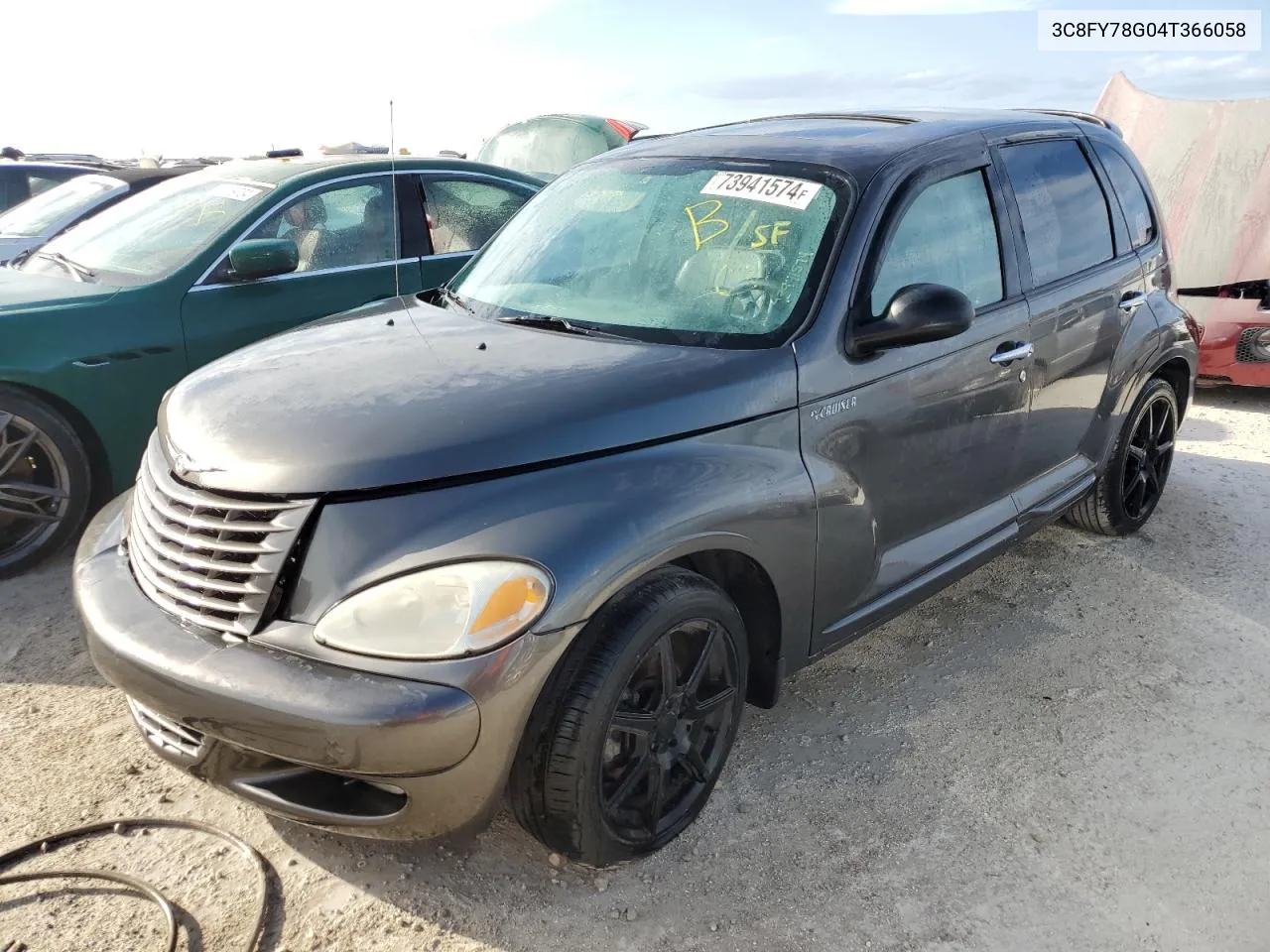 2004 Chrysler Pt Cruiser Gt VIN: 3C8FY78G04T366058 Lot: 73941574